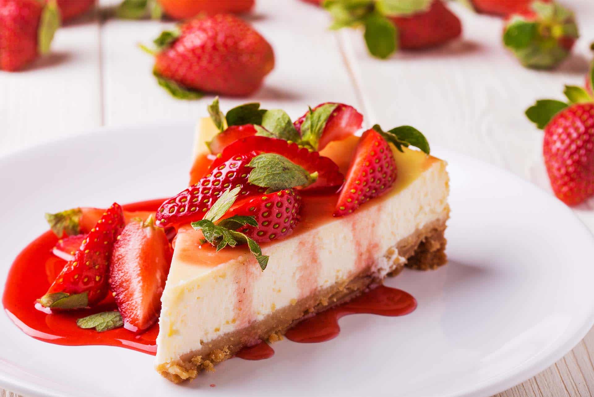 <p>ÇİLEKLİ CHEESECAKE</p>
